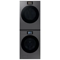 Sécheuse électrique à vapeur de 7,6 pi³ de Samsung (SAMS DV90F53AESAC) - Acier foncé