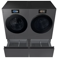 Sécheuse électrique à vapeur de 7,6 pi³ de Samsung (SAMS DV90F53AESAC) - Acier foncé
