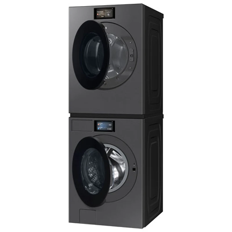 Sécheuse électrique à vapeur de 7,6 pi³ de Samsung (SAMS DV90F53AESAC) - Acier foncé