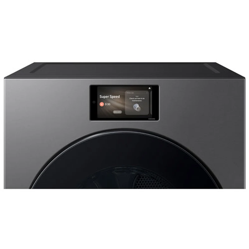 Sécheuse électrique à vapeur de 7,6 pi³ de Samsung (SAMS DV90F53AESAC) - Acier foncé