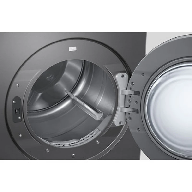 Sécheuse électrique à vapeur de 7,6 pi³ de Samsung (SAMS DV90F53AESAC) - Acier foncé