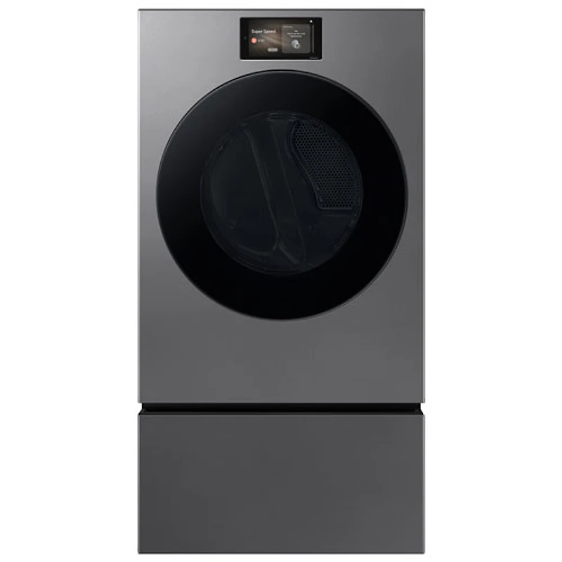 Sécheuse électrique à vapeur de 7,6 pi³ de Samsung (SAMS DV90F53AESAC) - Acier foncé