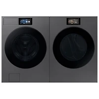 Sécheuse électrique à vapeur de 7,6 pi³ de Samsung (SAMS DV90F53AESAC) - Acier foncé