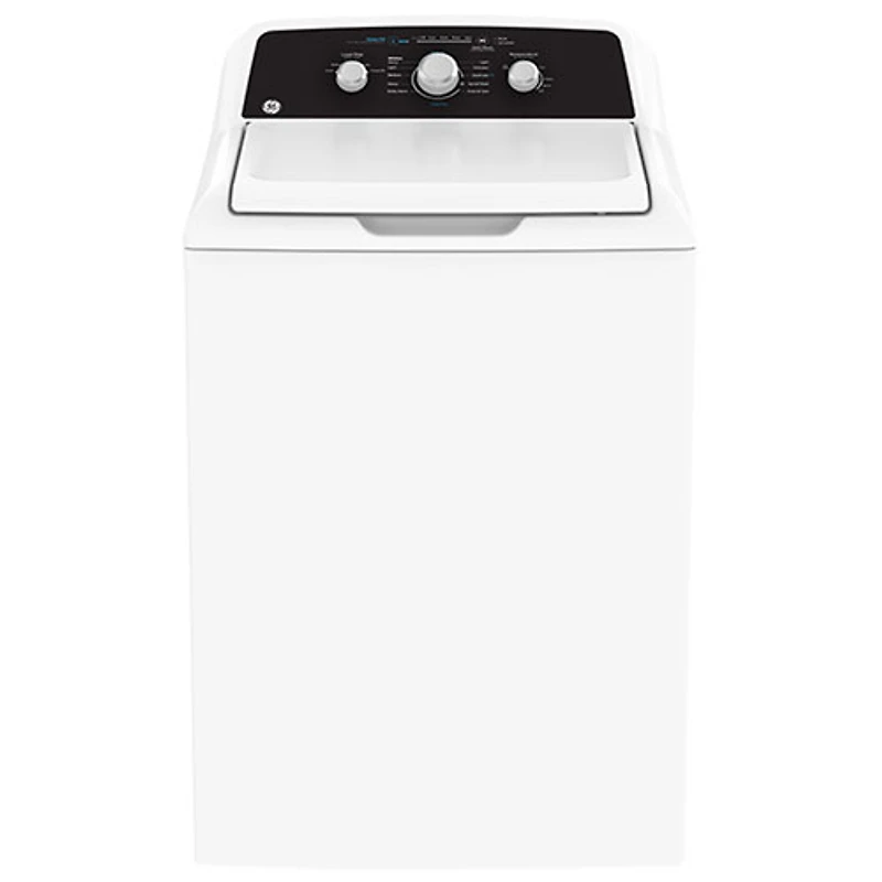 Laveuse à chargement par le haut de 4,4 pi³ de GE (GTW334BMRWS) - Blanc