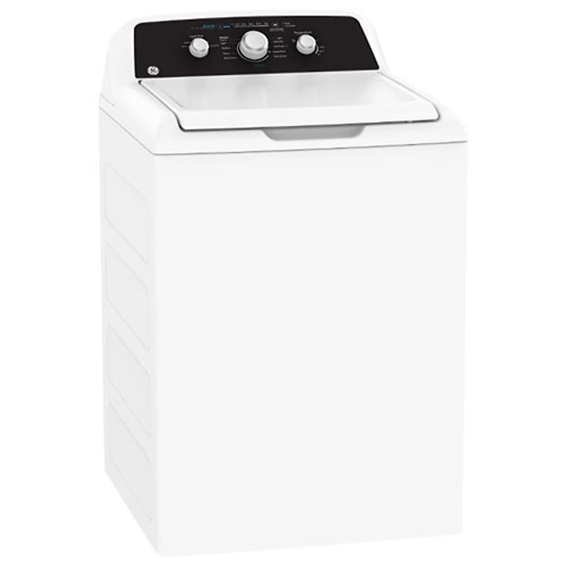 Laveuse à chargement par le haut de 4,4 pi³ de GE (GTW334BMRWS) - Blanc