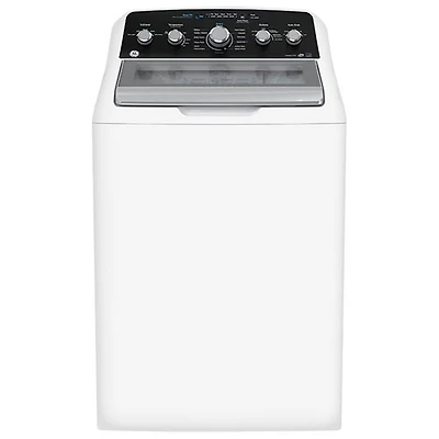 Laveuse à chargement par le haut de 4,9 pi³ de GE (GTW491BMRWS) - Blanc