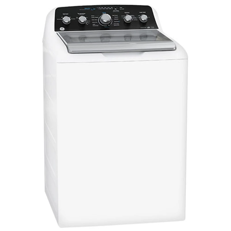 Laveuse à chargement par le haut de 4,9 pi³ de GE (GTW491BMRWS) - Blanc