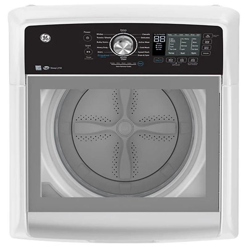 Laveuse à chargement par le haut de 5,3 pi³ de GE (GTW681BMRWS) - Blanc