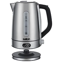 Salton Digital Electric Kettle - 1.7L - Stainless Steel - Only at Best Buy