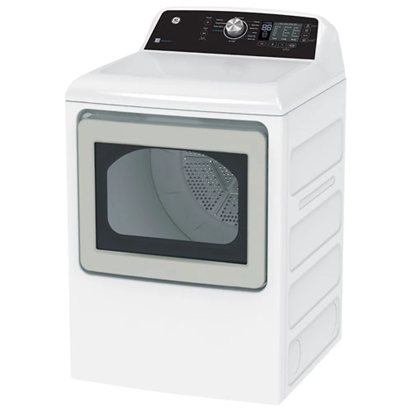 Sécheuse à gaz de 7,4 pi³ de GE (GTD68GBMRWS) - Blanc