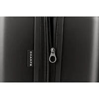 Champs Velora 3-Piece Hard Side Expandable Luggage Set - Black
