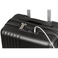 Ensemble de 3 valises rigides extensibles Velora de Champs - Noir - Exclusivité Best Buy
