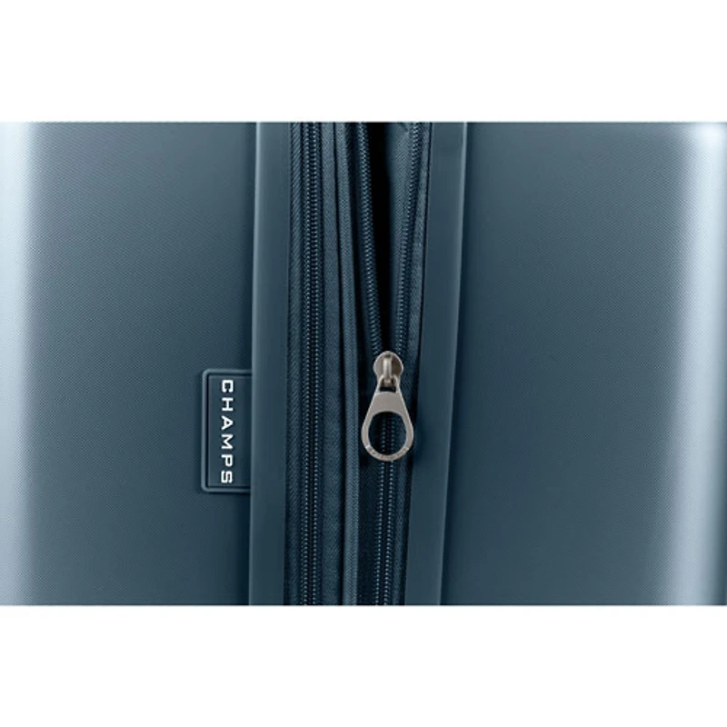 Ensemble de 3 valises rigides extensibles Velora de Champs - Bleu