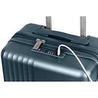 Ensemble de 3 valises rigides extensibles Velora de Champs - Bleu