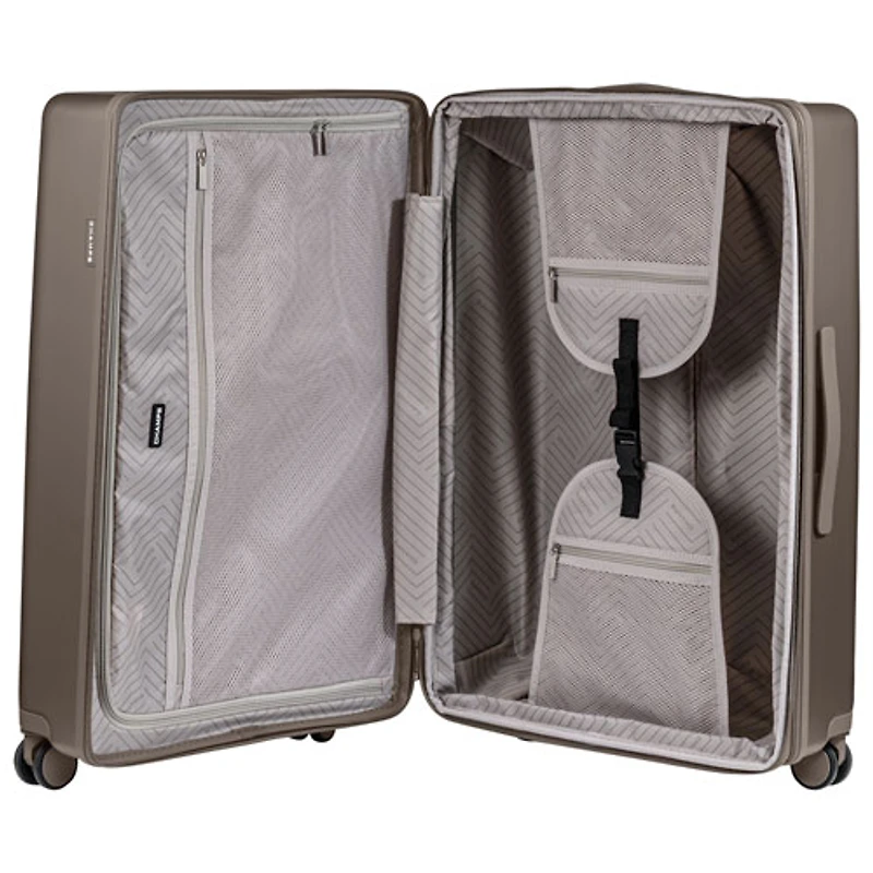 Champs Velora 3-Piece Hard Side Expandable Luggage Set - Grey - Only at Best Buy