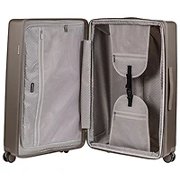 Champs Velora 3-Piece Hard Side Expandable Luggage Set - Grey - Only at Best Buy