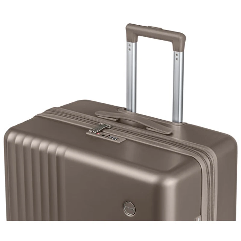 Champs Velora 3-Piece Hard Side Expandable Luggage Set - Grey - Only at Best Buy