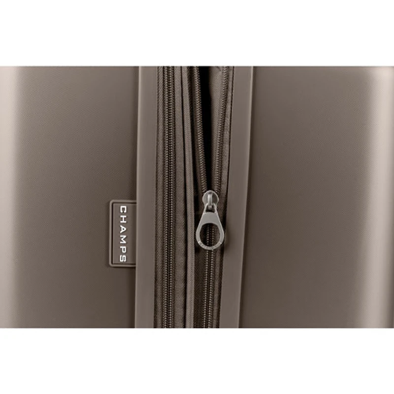 Champs Velora 3-Piece Hard Side Expandable Luggage Set - Grey - Only at Best Buy