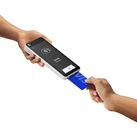 Square Handheld Portable Credit Card Machine - Mineral White