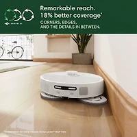 iRobot Roomba Plus 505 Combo Robot + AutoWash Dock Robot Vacuum - White