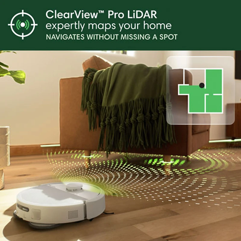 iRobot Roomba Plus 505 Combo Robot + AutoWash Dock Robot Vacuum - White