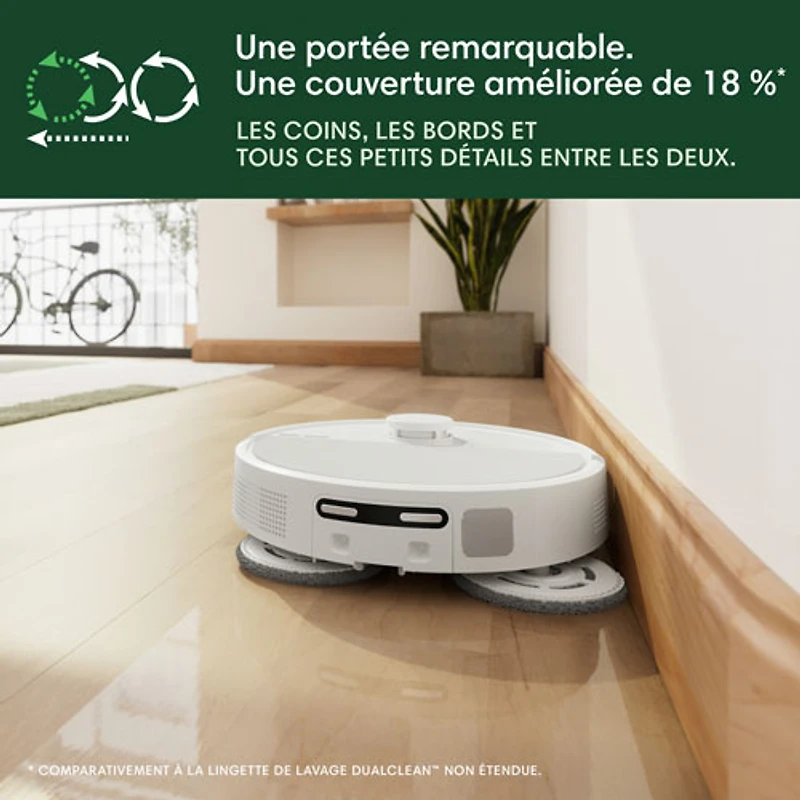 iRobot Roomba Plus 505 Combo Robot + AutoWash Dock Robot Vacuum - White