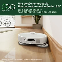 iRobot Roomba Plus 505 Combo Robot + AutoWash Dock Robot Vacuum - White