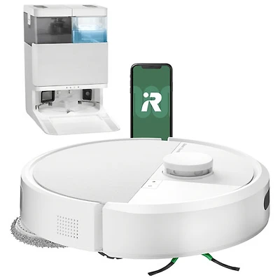 Aspirateur robot Roomba Plus 405 Combo avec station AutoWash d'iRobot - Blanc