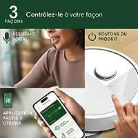 iRobot Roomba Plus 405 Combo Robot + AutoWash Dock Robot Vacuum - White