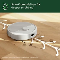 iRobot Roomba Plus 405 Combo Robot + AutoWash Dock Robot Vacuum - White