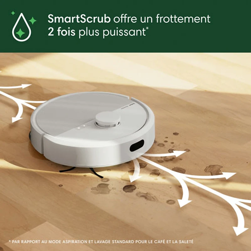 iRobot Roomba Plus 405 Combo Robot + AutoWash Dock Robot Vacuum - White
