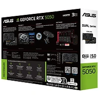 ASUS Dual GeForce RTX 5050 8GB GDDR6 Video Card