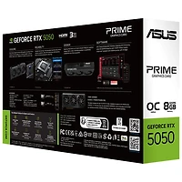 Carte graphique Prime GeForce RTX 5050 OC 8 Go GDDR6 d'ASUS