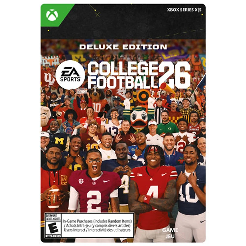 College Football 26 Deluxe Edition (Xbox Series X|S) - Digital Download