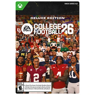 College Football 26 Deluxe Edition (Xbox Series X|S) - Digital Download