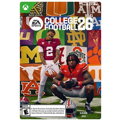 College Football 26 (Xbox Series X|S) - Digital Download