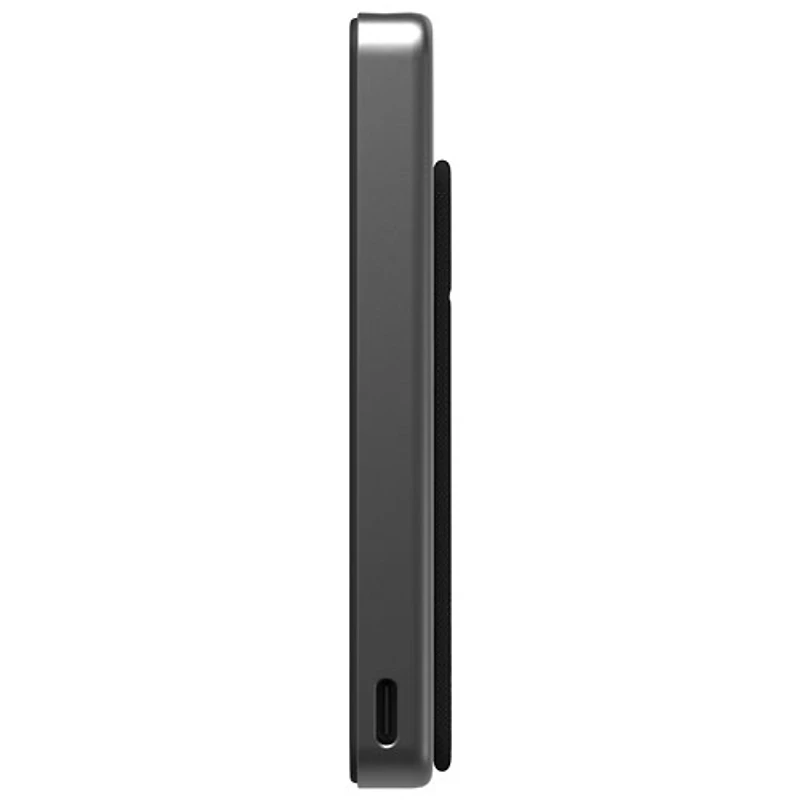 Chargeur portable mince USB-C 15 W 5000 mAh Powerstation de Mophie avec chargeur sans fil Qi2 et support - Noir