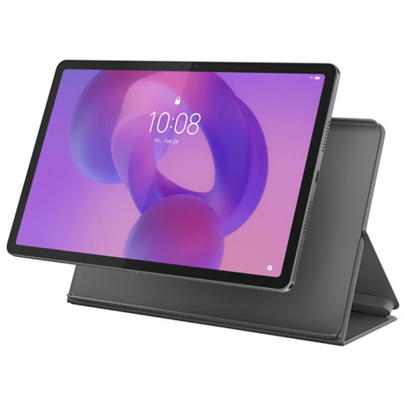 Lenovo Idea Tab 11" 128GB Android 15 Tablet with MediaTek Dimensity 6300 8-Core Processor with Case - Luna Grey