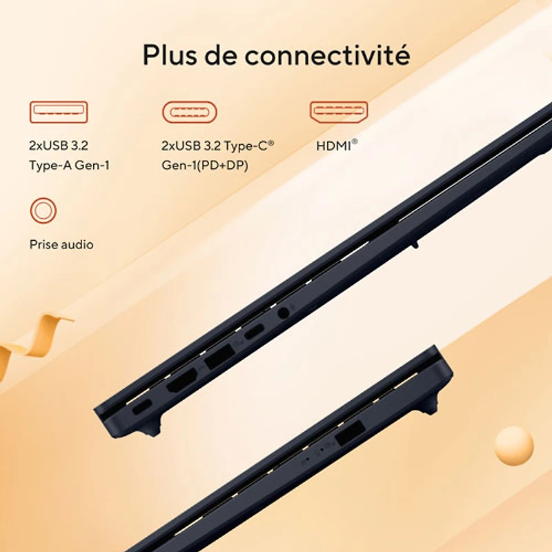 Portable de 16 po Vivobook Copilot+ PC d'ASUS - Bleu calme (Ryzen AI 5 330 d'AMD/mémoire vive de 32 Go/disque SSD de 512 Go/Windows 11)