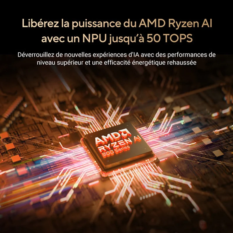 Portable de 16 po Vivobook Copilot+ PC d'ASUS - Bleu calme (Ryzen AI 5 330 d'AMD/mémoire vive de 32 Go/disque SSD de 512 Go/Windows 11)