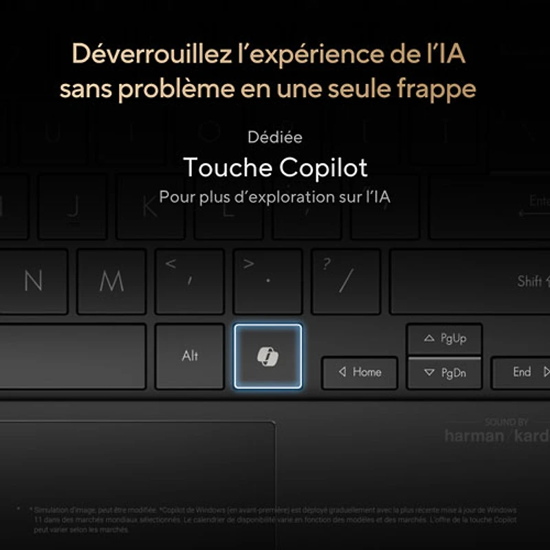 Portable Vivobook Copilot+ PC de 16 po d'ASUS - Bleu calme (Ryzen AI 7 350 d'AMD/mémoire vive de 32 Go/disque SSD de 1 To/Windows 11)