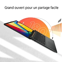 Portable Vivobook Go de 15,6 po d'ASUS - Noir mixte (Core i3-N305 d'Intel/mémoire vive de 8 Go/disque SSD de 512 Go/Windows 11)