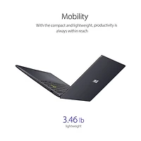 Portable VivoBook Go 15,6 po d'ASUS, Microsoft 365 inclus pendant 1 an (Celeron N4500/mémoire vive de 4 Go/eMMC de 128 Go/Win 11 S)