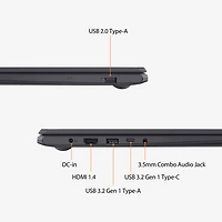 Portable VivoBook Go 15,6 po d'ASUS, Microsoft 365 inclus pendant 1 an (Celeron N4500/mémoire vive de 4 Go/eMMC de 128 Go/Win 11 S)