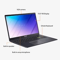 Portable VivoBook Go 15,6 po d'ASUS, Microsoft 365 inclus pendant 1 an (Celeron N4500/mémoire vive de 4 Go/eMMC de 128 Go/Win 11 S)