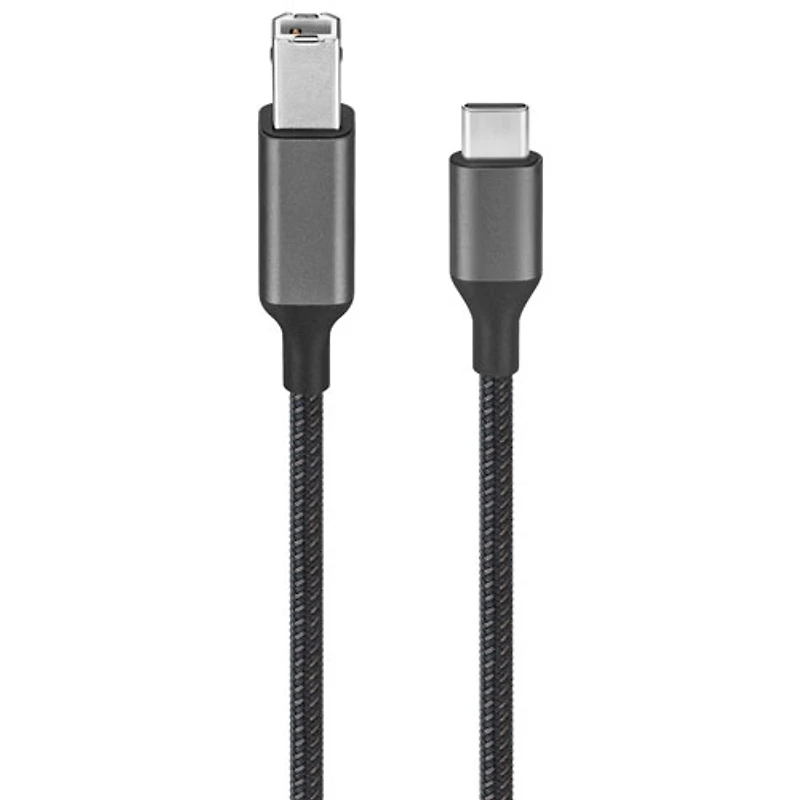 Insignia 0.91m (3 ft.) USB-B to USB-C Cable (NS-DCC2B26-C) - Only at Best Buy