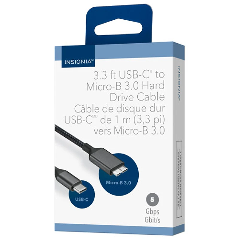 Insignia 1m (3 ft.) USB Micro B to USB-C Cable (NS-DCC2M326-C) - Only at Best Buy