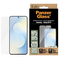 Protecteur d'écran ultralarge de PanzerGlass pour Galaxy S25 FE de PanzerGlass - Transparent
