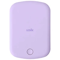 Logiix Vibrance Piston 5000 mAh 12W USB-C Power Bank with MagSafe - Lavender