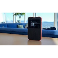 Simo Solis Pro 5G Mobile Wi-Fi Hotspot/Power Bank - Orange/Black